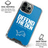 NFL Detroit Lions Team Motto iPhone 16 Pro Clear Case